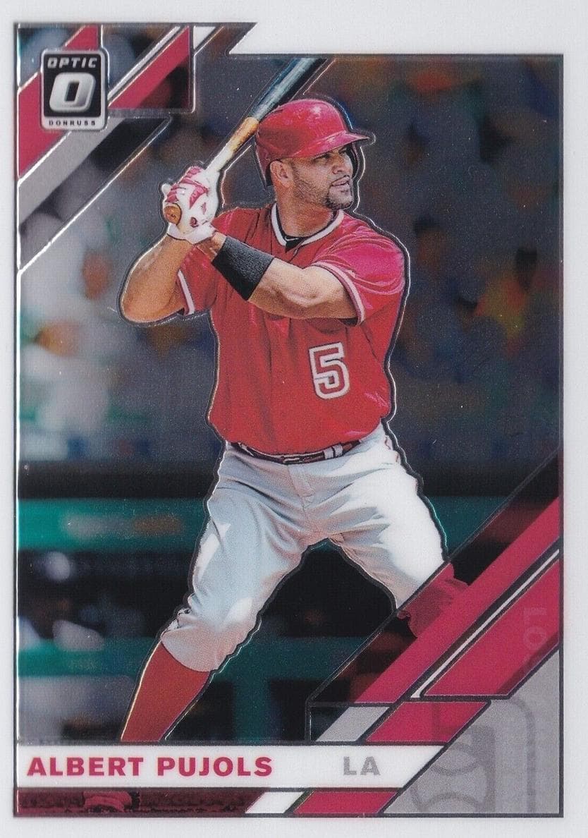 Albert Pujols 2019 panini Donruss Optic
