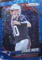 Drake Maye 2025 panini Prizm Blue Ice