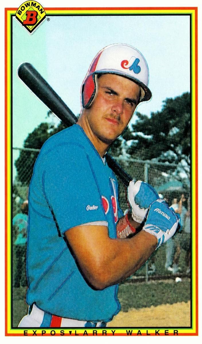 Larry Walker 2002 bowman Bowman Chrome