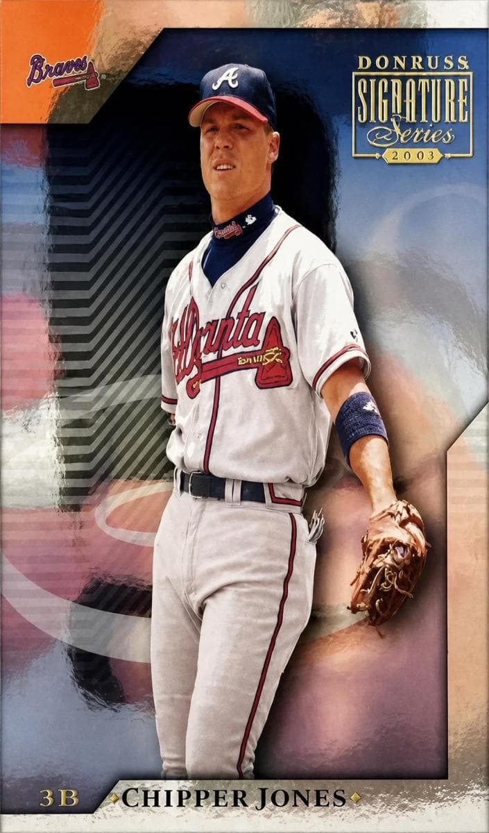Chipper Jones 2001 panini Donruss Signature