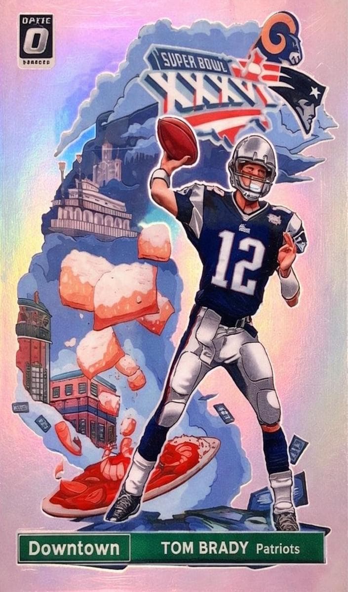 Tom Brady 2020 panini Optic Downtown