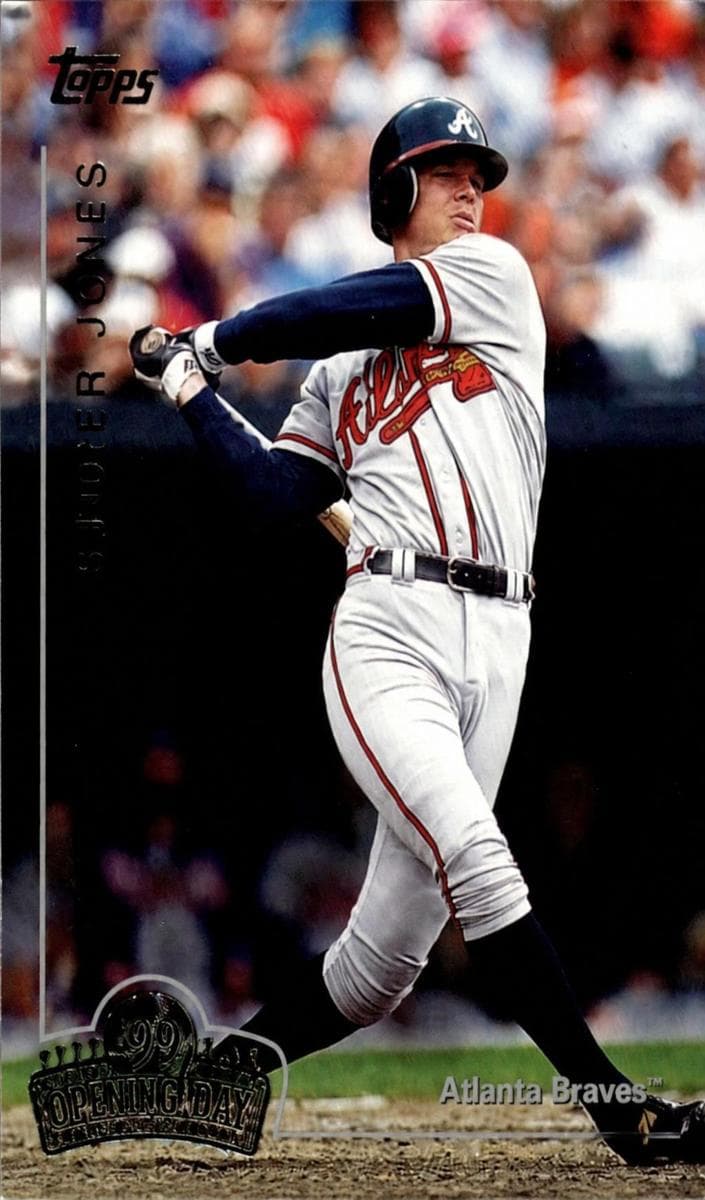 Chipper Jones 1999 topps Topps Opening Day