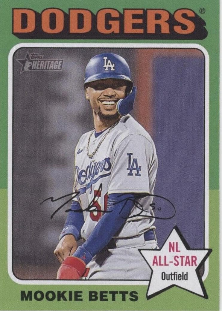 Mookie Betts 2024 topps Topps Heritage