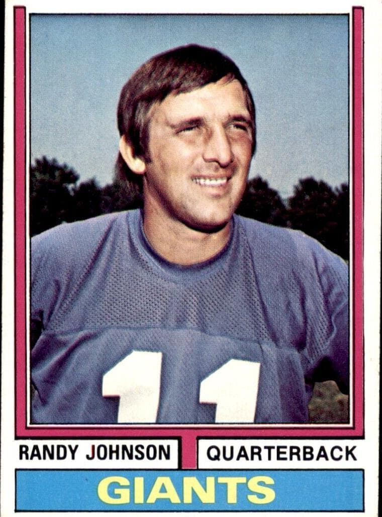 Randy Johnson 1974 topps Topps