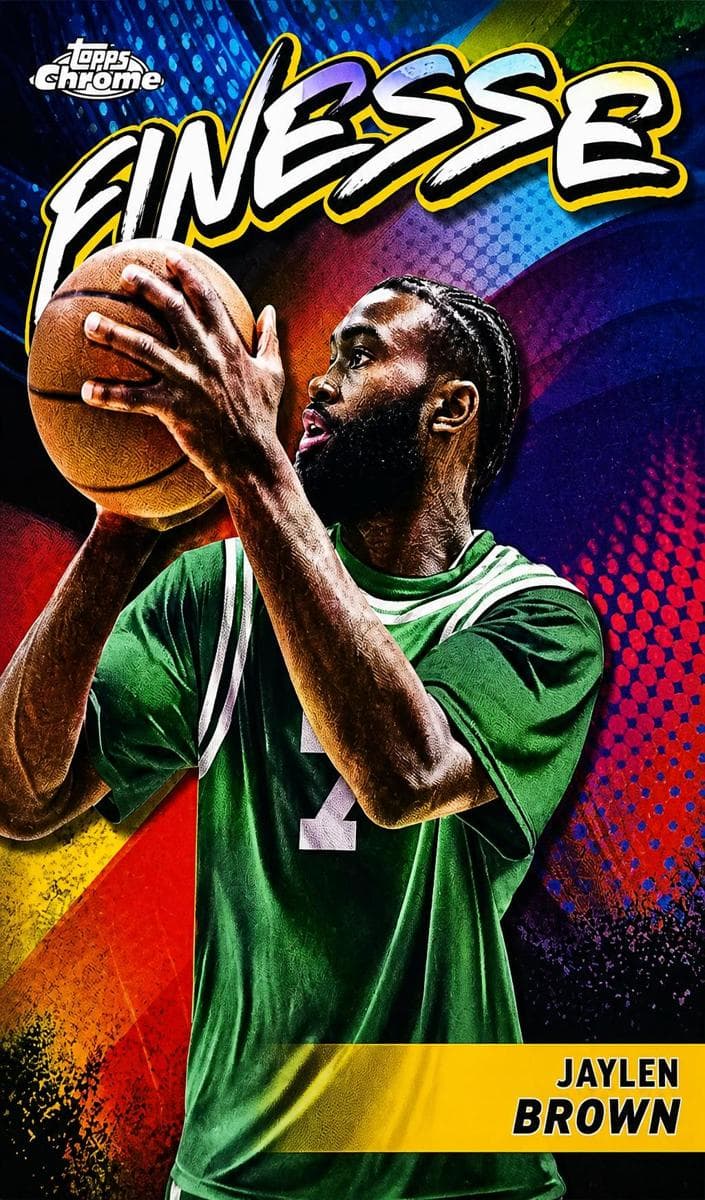 Jaylen Brown 2023 topps Topps Chrome
