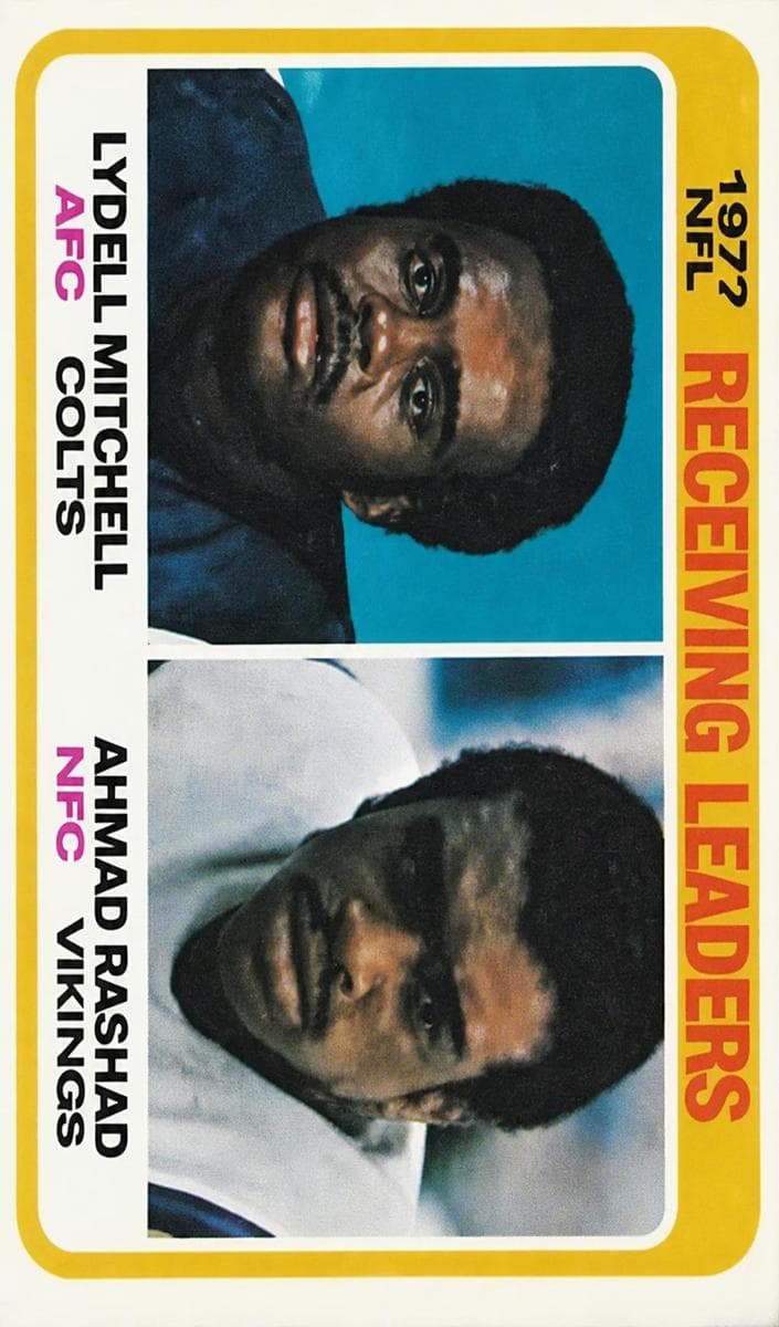 1977 Receiving Leaders (Lydell Mitchell / Ahmad Rashad) #332