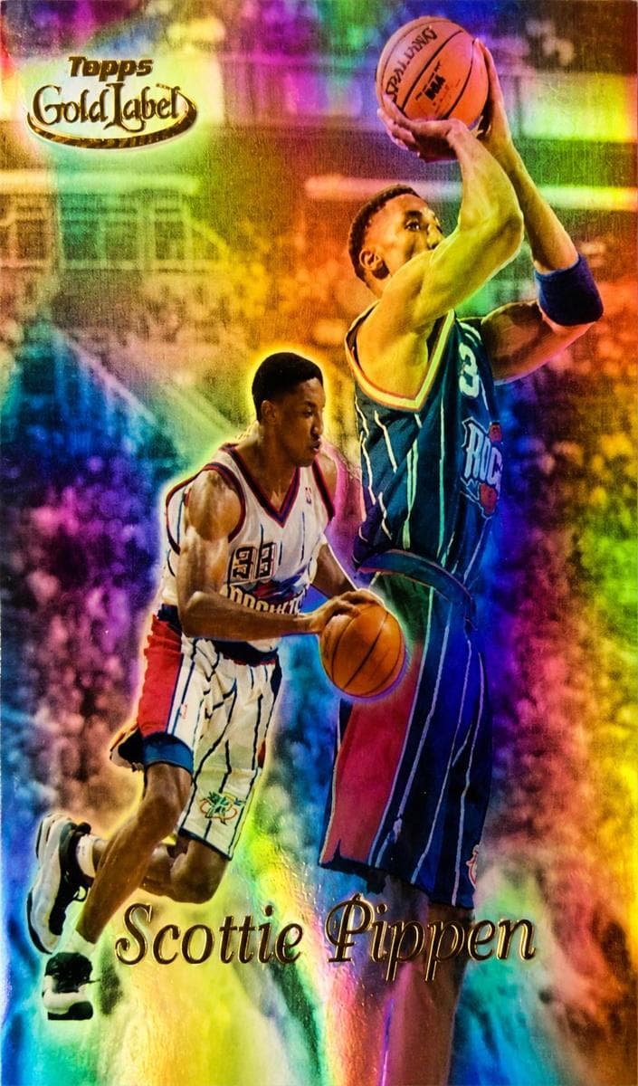 Scottie Pippen 1999 topps Topps Gold Label