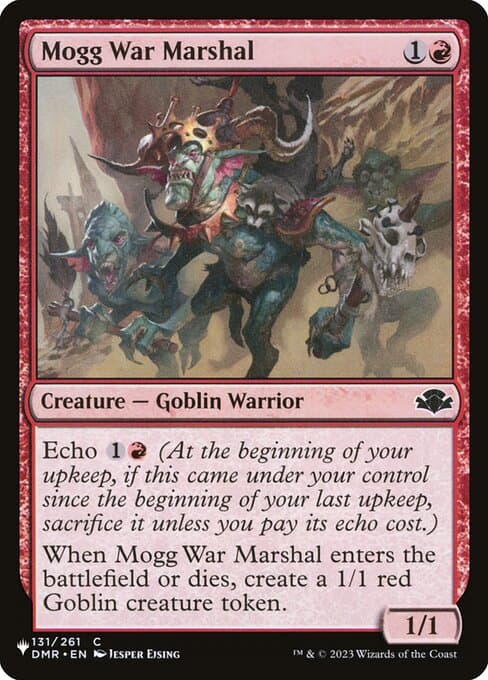 Mogg War Marshal 2023 Magic: The Gathering Dominaria Remastered