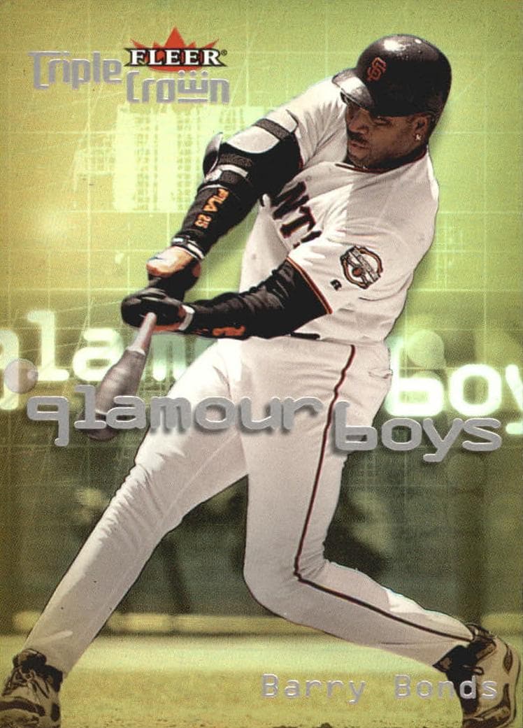 Barry Bonds 2001 fleer Fleer Triple Crown