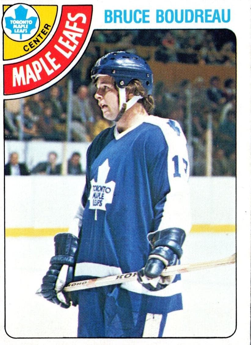 Bruce Boudreau 1978 topps O-Pee-Chee