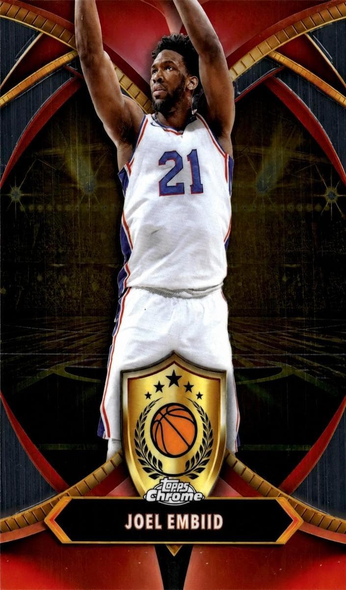 Joel Embiid 2024 topps Topps Chrome