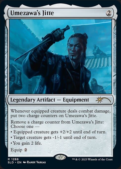 Umezawa's Jitte 2019 Magic: The Gathering Secret Lair Drop