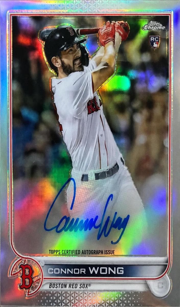 Connor Wong 2022 topps Topps Chrome