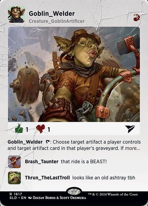 Goblin_Welder 2019 Magic: The Gathering Secret Lair Drop Borderless Foil