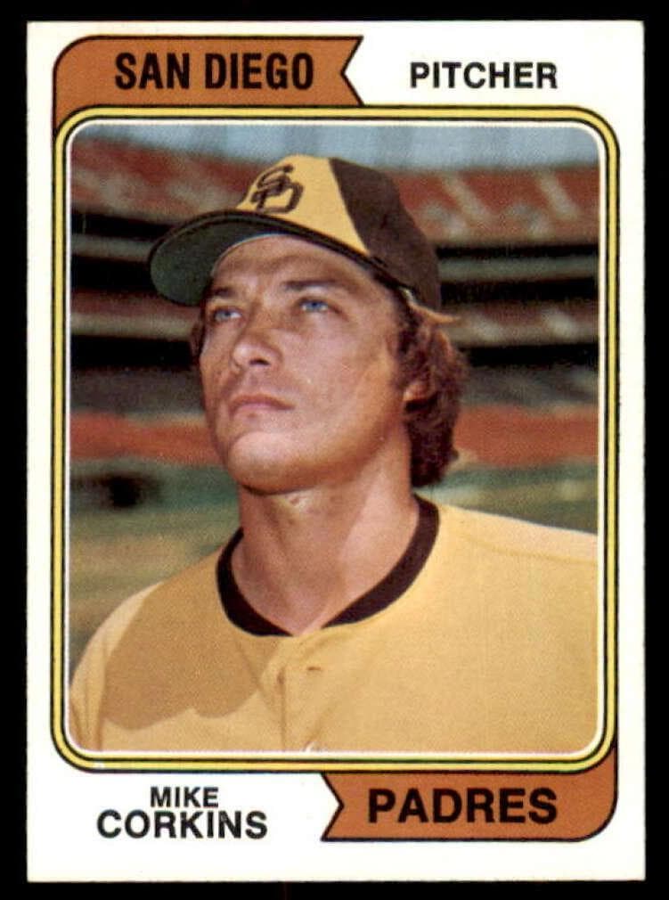Mike Corkins 1974 topps Topps