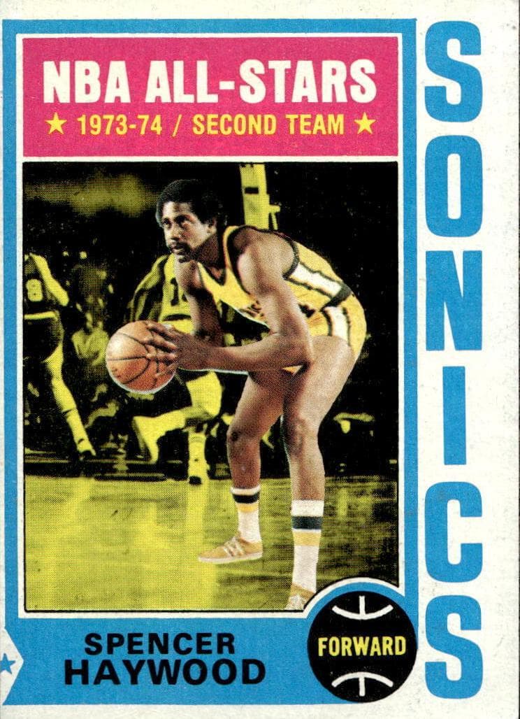 Spencer Haywood 1974 topps Topps