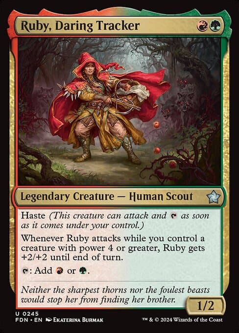 Ruby, Daring Tracker 2023 Magic: The Gathering Wilds of Eldraine