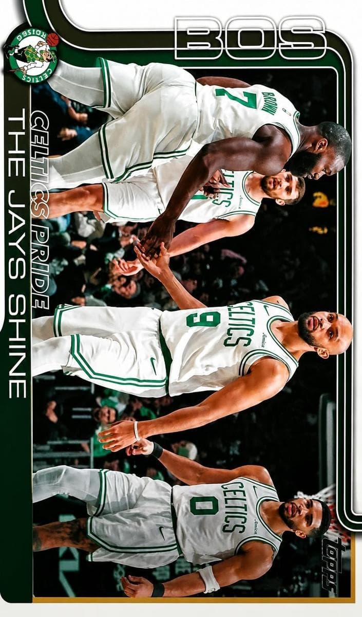 Celtics Pride: The Jays Shine 2025 topps Topps