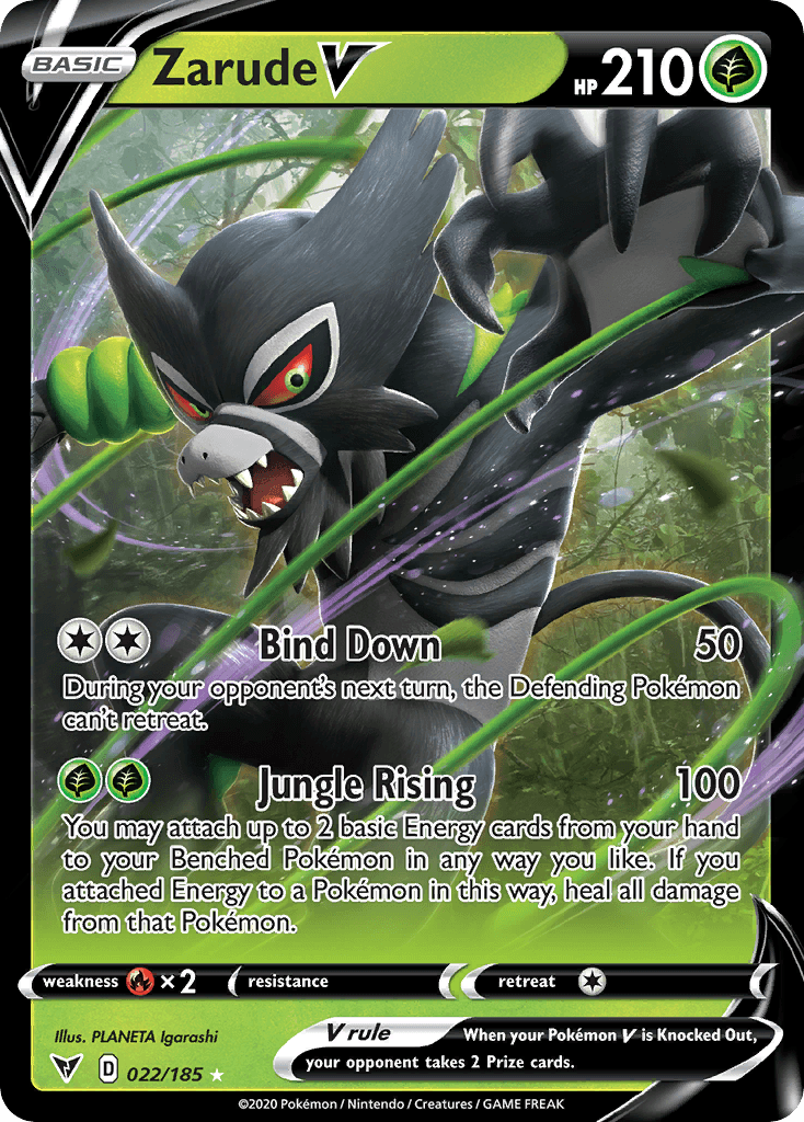 Zarude V 2020 Pokemon