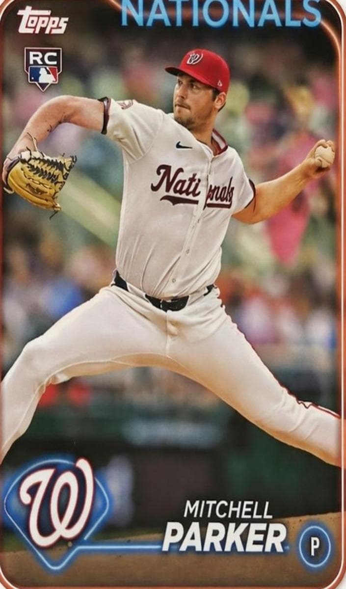 Mitchell Parker trading card
