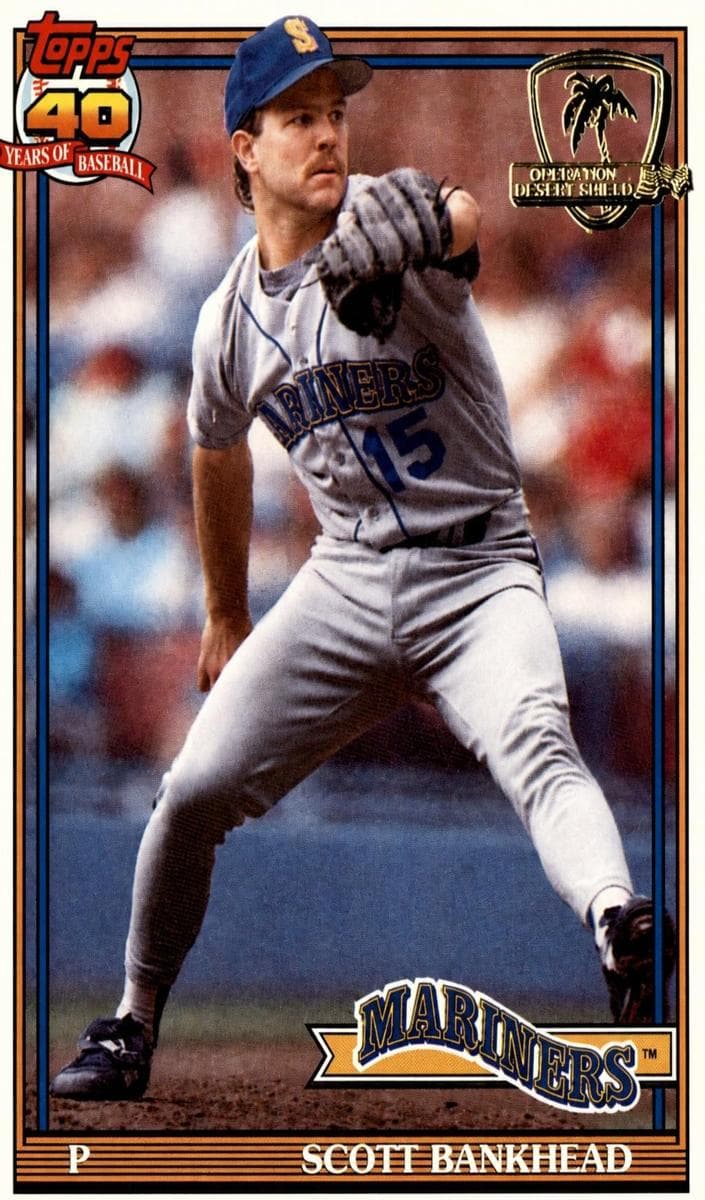 Scott Bankhead 1991 topps Topps