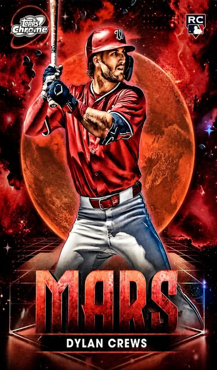 Dylan Crews 2025 topps Topps Cosmic Chrome