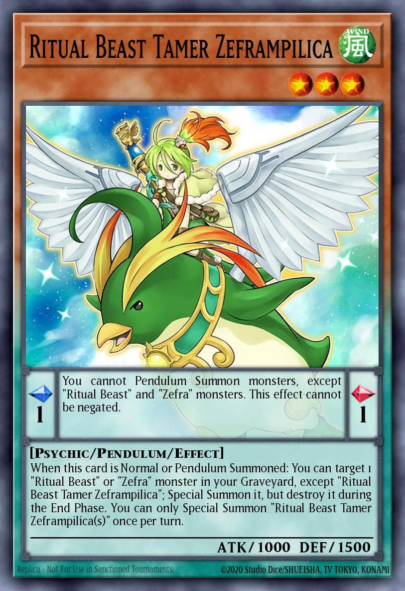 Ritual Beast Tamer Zeframpilica #PEVO-EN048