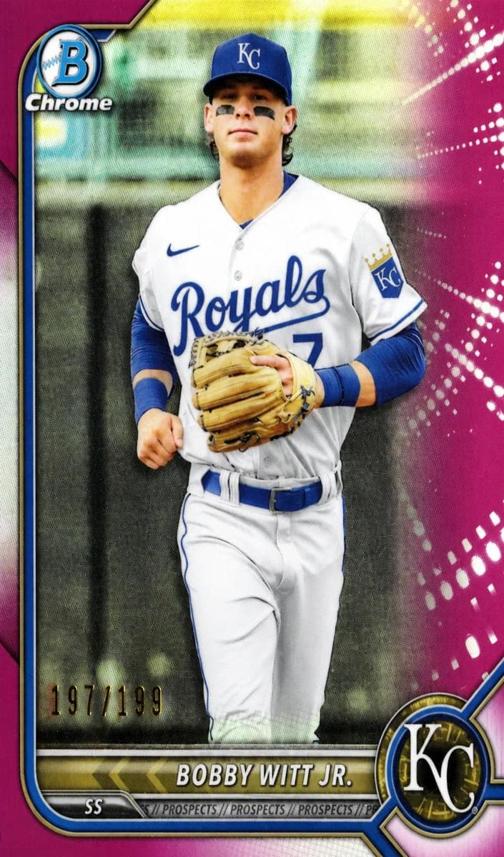 Bobby Witt Jr. 2022 bowman Bowman