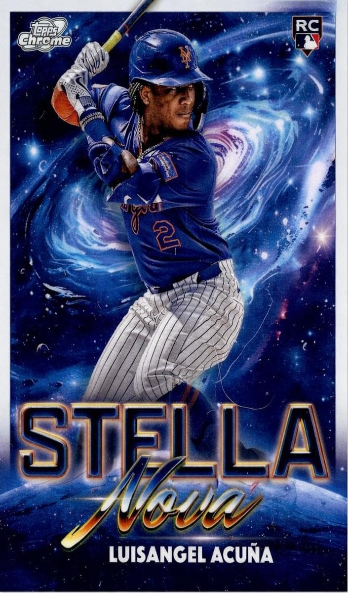 Luisangel Acuña 2025 topps Topps Cosmic Chrome
