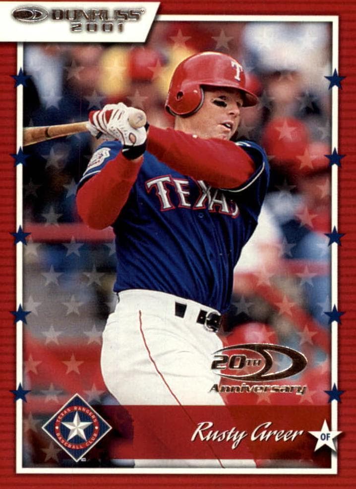 Rusty Greer 2001 panini