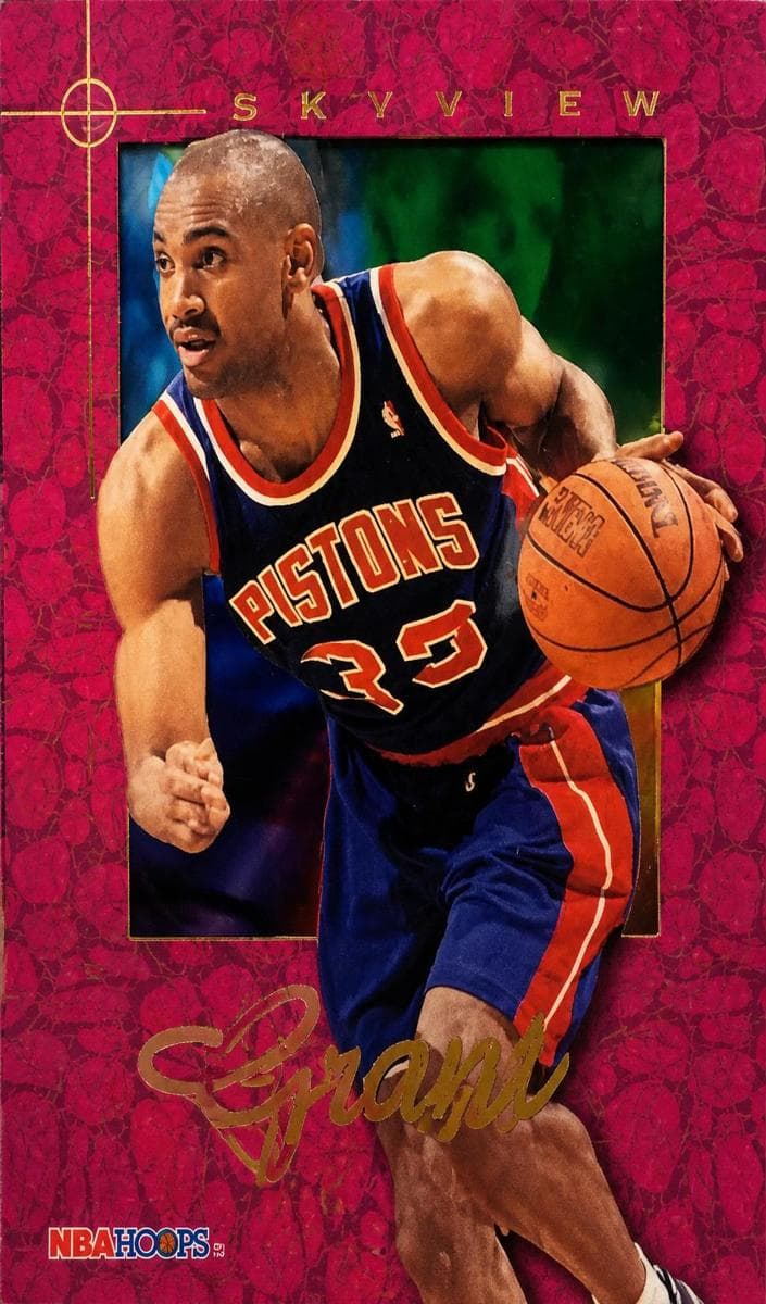 Grant Hill 1995 panini Hoops