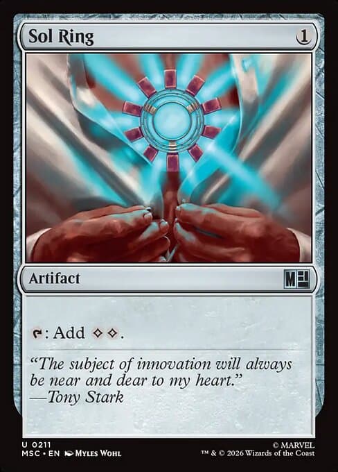 Sol Ring 2025 Magic: The Gathering Aetherdrift Commander