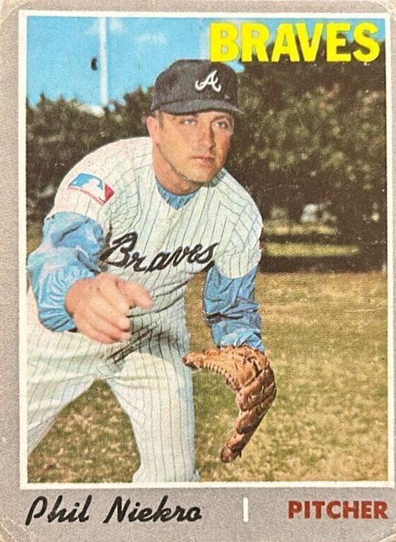 Phil Niekro 1970 topps Topps