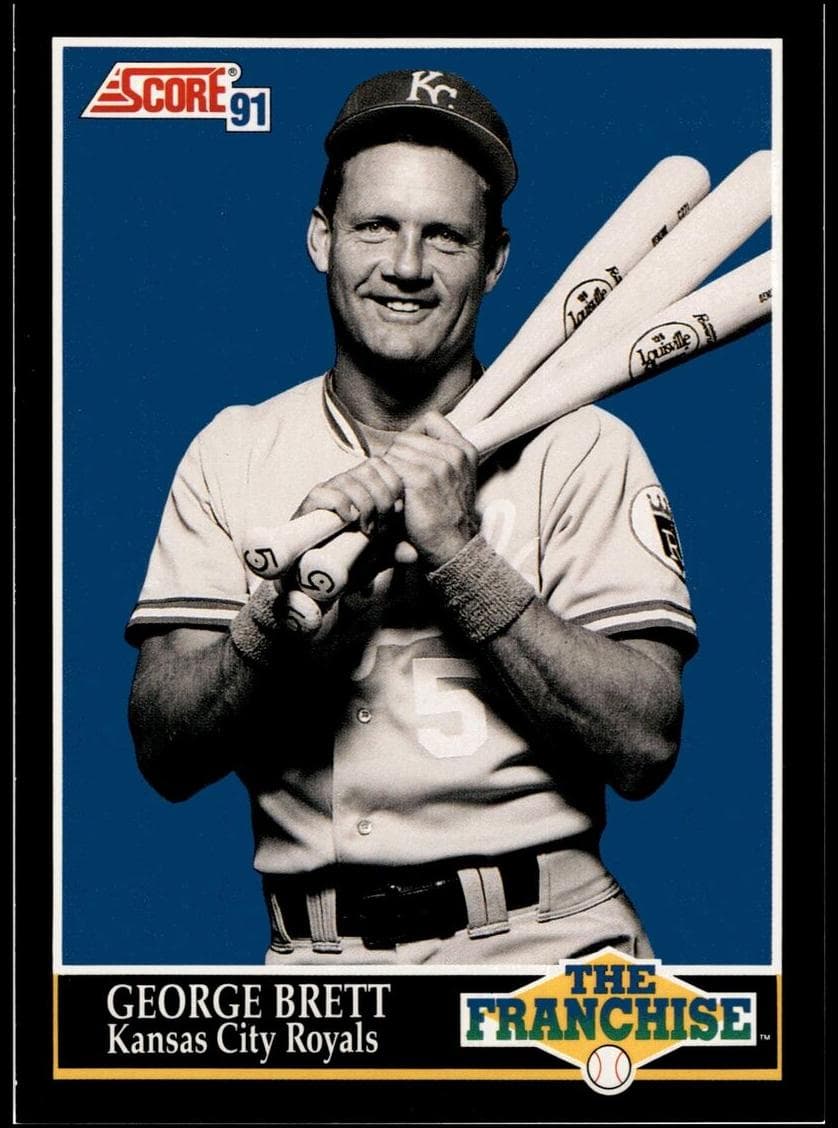 George Brett 1991 panini Score