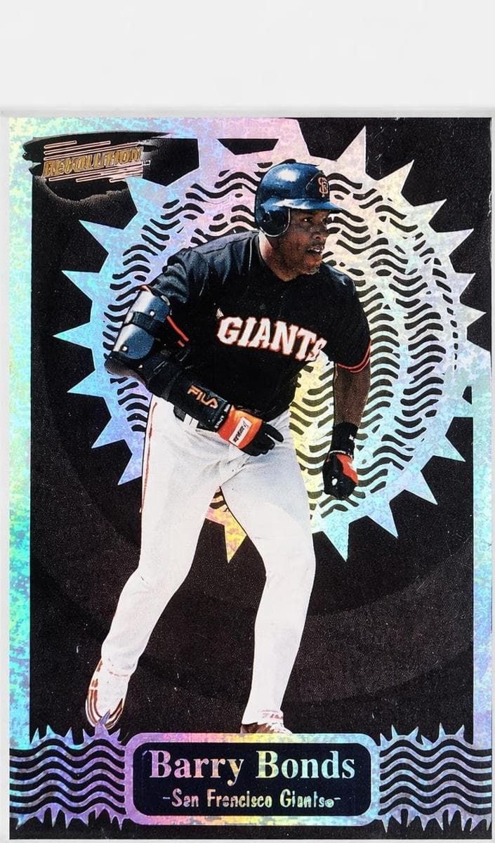 Barry Bonds 1999 panini Pacific Revolution