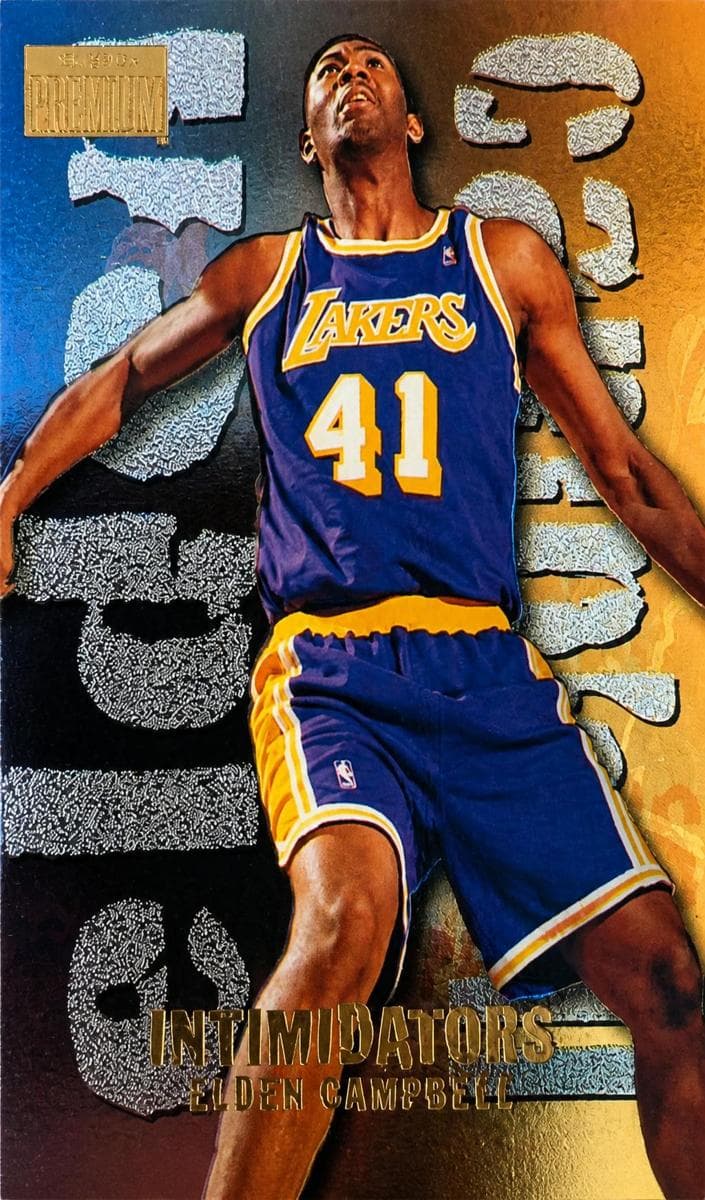 Elden Campbell 1996 fleer SkyBox Premium