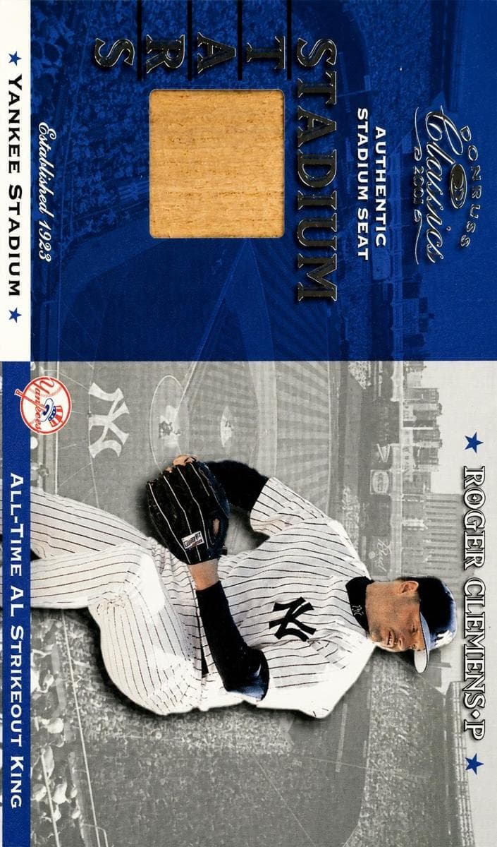 Roger Clemens 2001 panini