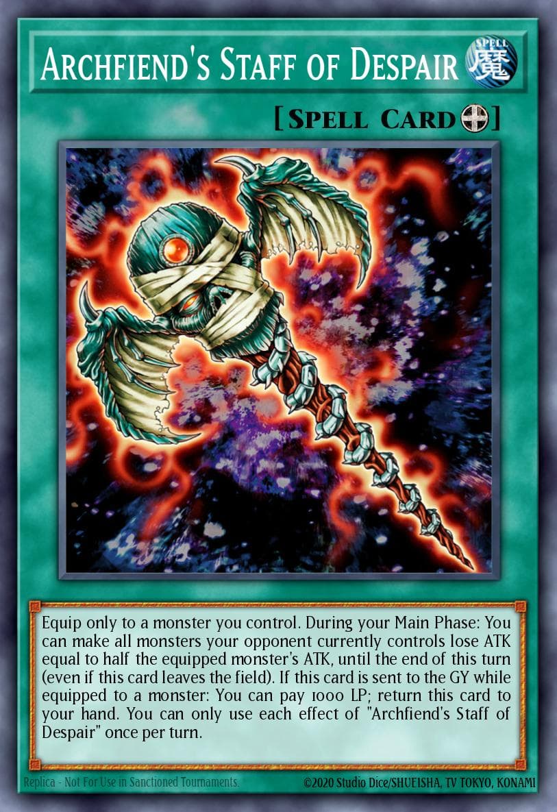 Archfiend's Staff of Despair #BLVO-EN063