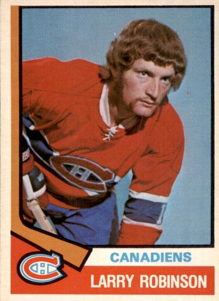 Larry Robinson 1974 topps O-Pee-Chee
