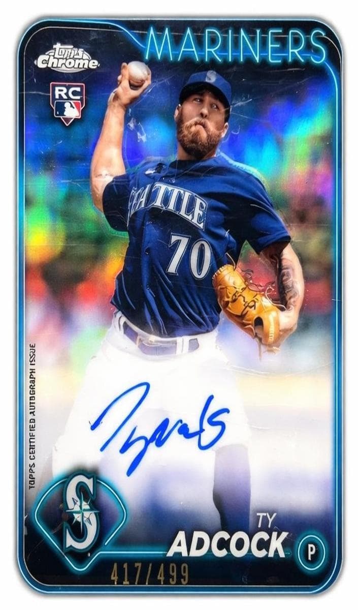 Ty Adcock 2024 topps Topps Chrome