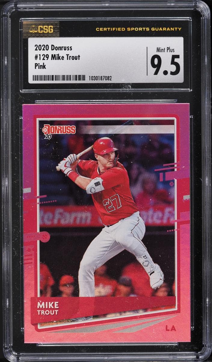 Mike Trout 2020 panini Donruss