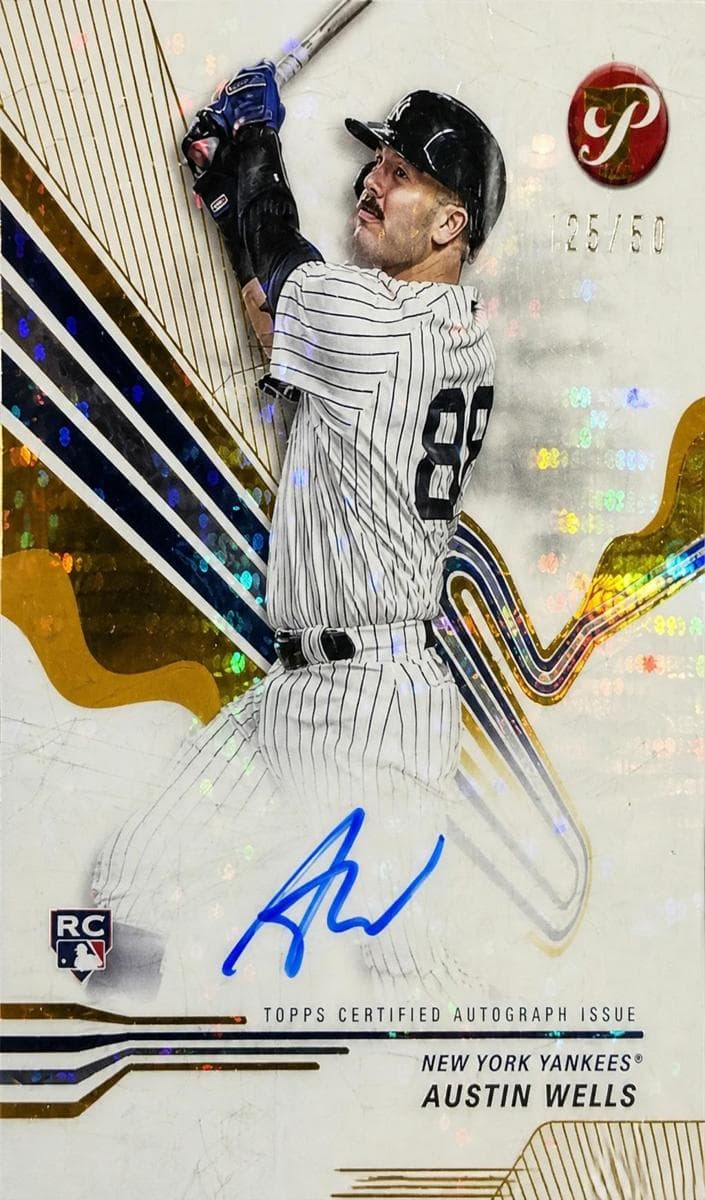 Austin Wells 2024 topps Topps Pristine