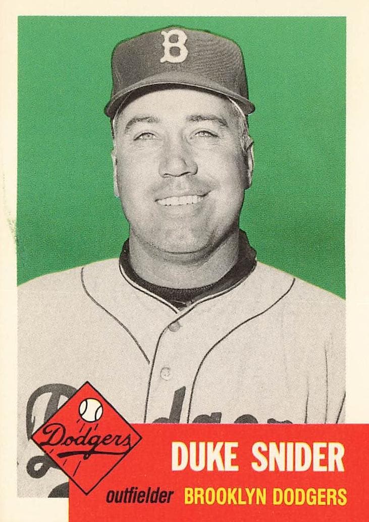 Duke Snider 1991 topps