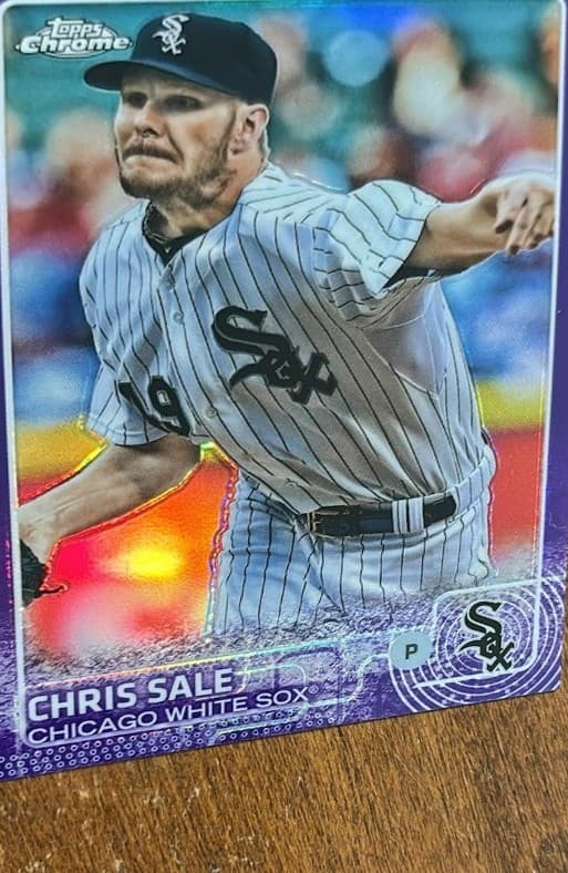 Chris Sale Purple 2015 Topps Chrome