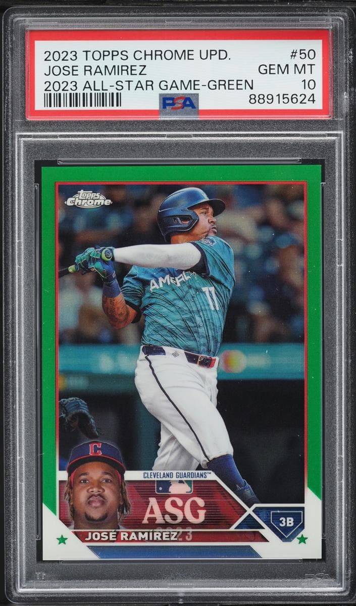 José Ramírez 2023 topps Topps Chrome Update