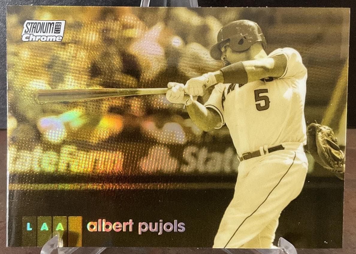 Albert Pujols 2020 unknown Stadium Club Chrome