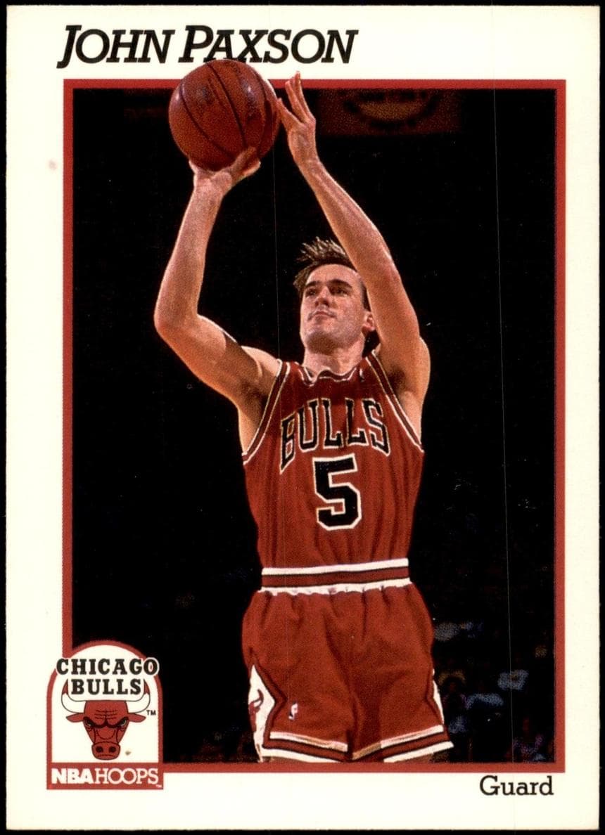 John Paxson 1991 panini Hoops
