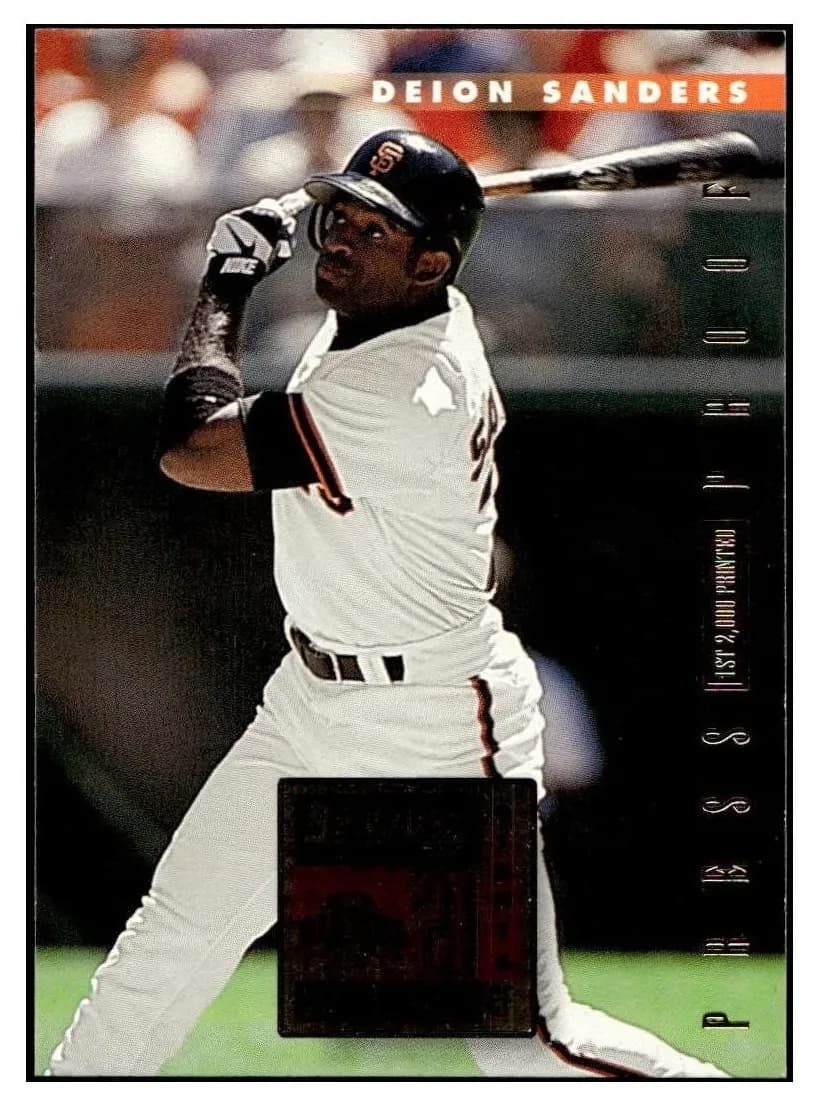 Deion Sanders 1996 panini Donruss