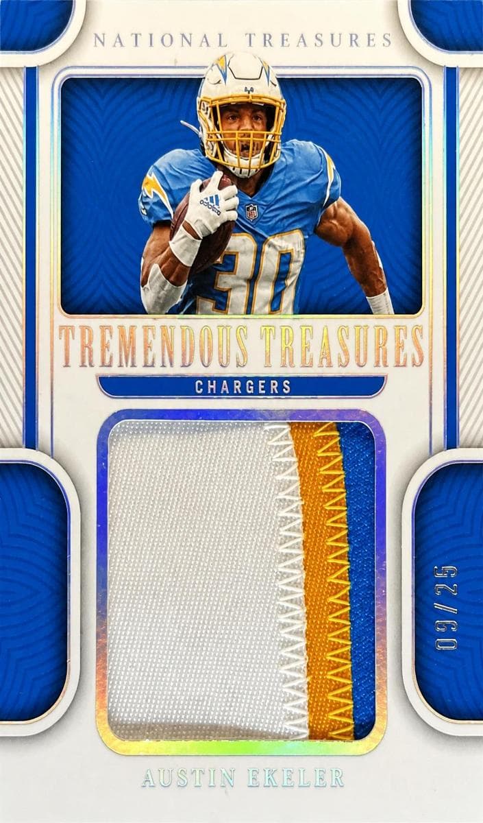 Austin Ekeler 2022 panini Panini National Treasures