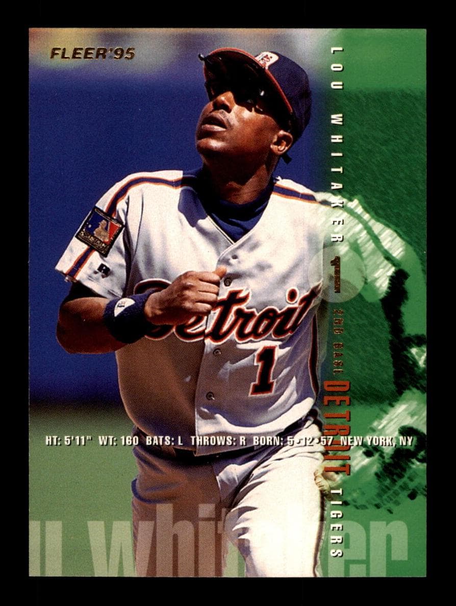 Lou Whitaker 1995 fleer
